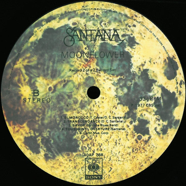 Santana - Moonflower (Vinyl, LP, Album, Stereo)