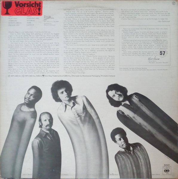 Weather Report - Weather Report (Vinyl, LP, Album, Reissue) Near Mint (NM or M-) / Very Good (VG)