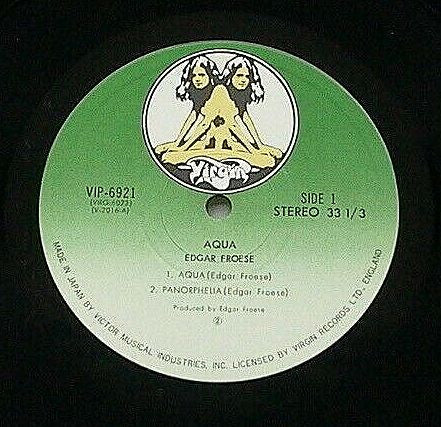 Edgar Froese - Aqua (Vinyl, LP, Album, Reissue) Very Good Plus (VG+) / Very Good Plus (VG+)