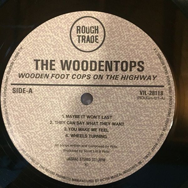 The Woodentops - Wooden Foot Cops On The Highway (Vinyl, LP) Very Good Plus (VG+) / Very Good Plus (VG+)