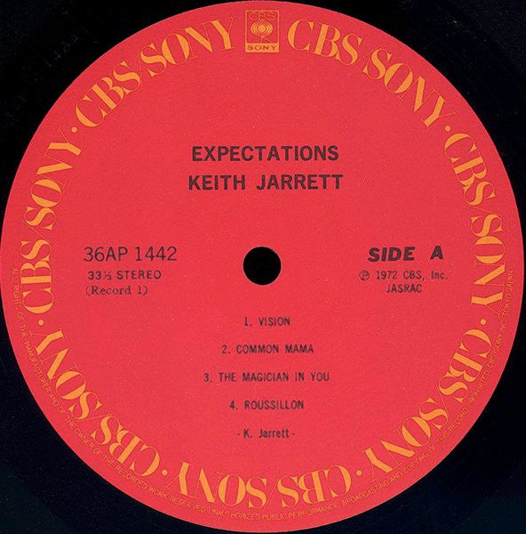Keith Jarrett - Expectations (2xVinyl, LP, Album, Reissue) Very Good Plus (VG+) / Very Good (VG)