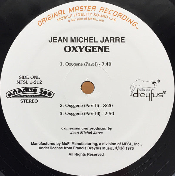 Jean-Michel Jarre - Oxygene (Vinyl, LP, Album, Reissue, Limited Edition, Numbered) Mint (M) / Mint (M)