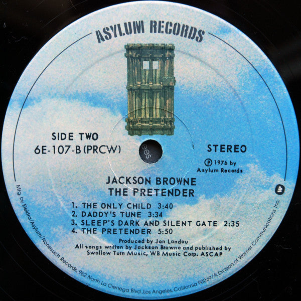 Jackson Browne - The Pretender (Vinyl, LP, Album, Reissue) Good Plus (G+) / Very Good (VG)