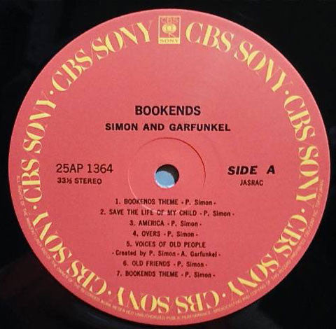 Simon & Garfunkel - Bookends (Vinyl, LP, Album, Reissue)