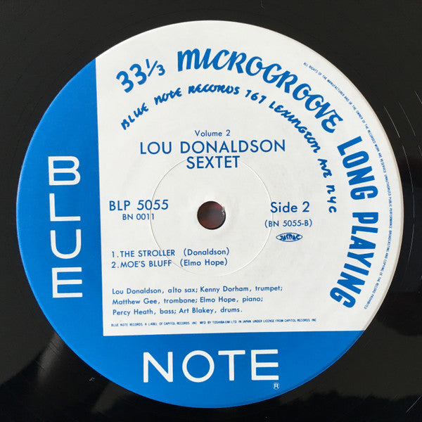 Lou Donaldson Sextet - Lou Donaldson Sextet Volume 2 (Vinyl, LP, Album, Reissue, Mono) Near Mint (NM or M-) / Near Mint (NM or M-)