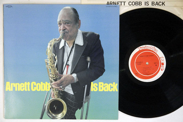 Arnett Cobb Quartet - Arnett Cobb Is Back (Vinyl, LP, Album) Very Good Plus (VG+) / Very Good Plus (VG+)