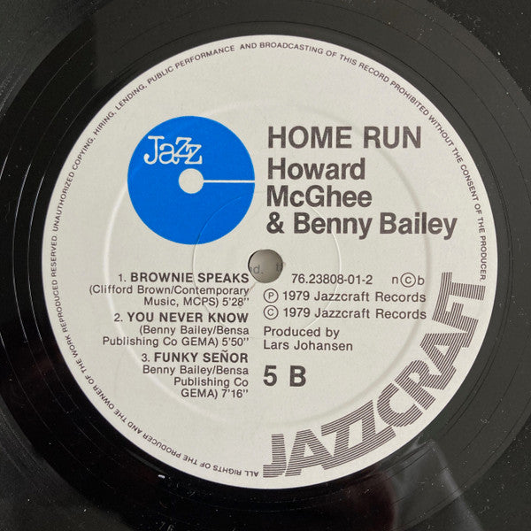 Howard McGhee - Home Run (Vinyl, LP, Album) Very Good (VG) / Very Good (VG)
