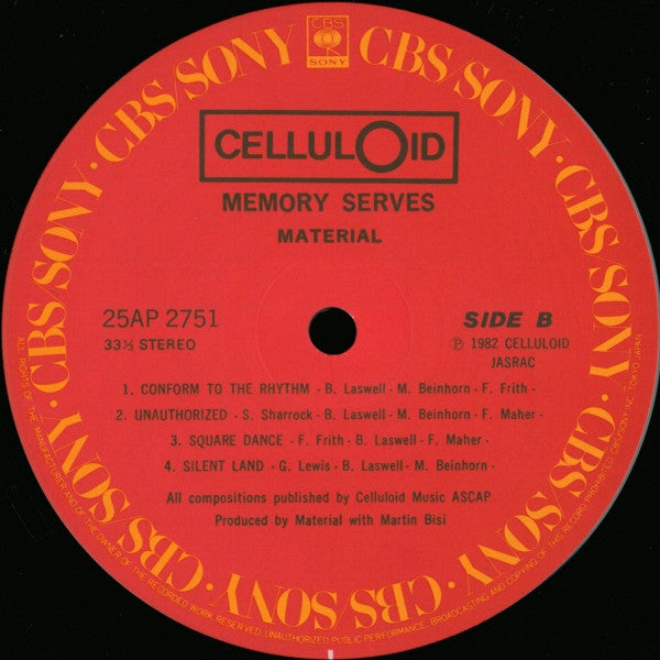 Material - Memory Serves (Vinyl, LP, Album)