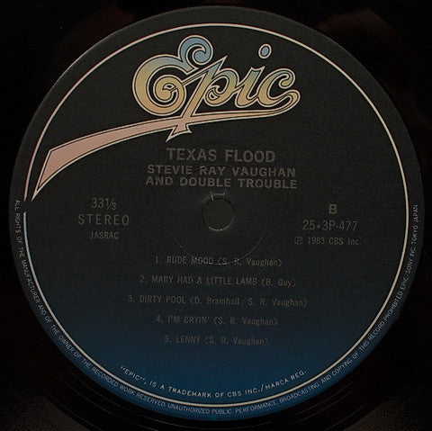 Stevie Ray Vaughan & Double Trouble - Texas Flood (Vinyl, LP, Album)
