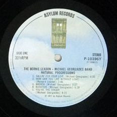 The Bernie Leadon-Michael Georgiades Band - Natural Progressions (Vinyl, LP, Album) Very Good Plus (VG+) / Very Good Plus (VG+)