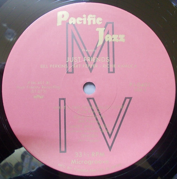 Bill Perkins - Just Friends (Vinyl, LP, Album, Mono)