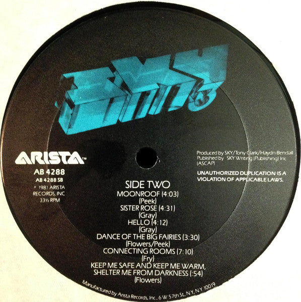 Sky (4) - Sky 3 (Vinyl, LP, Album) Very Good (VG) / Very Good (VG)