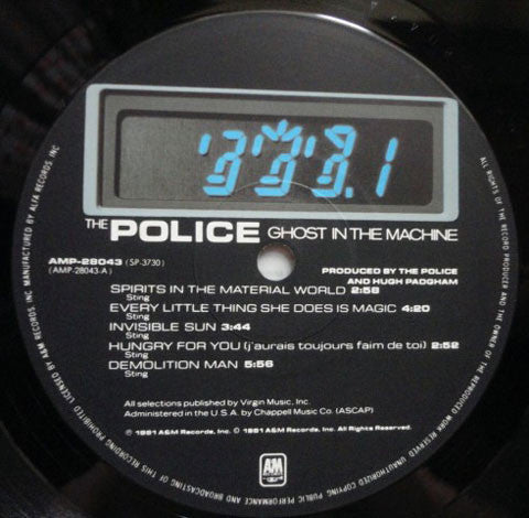 The Police - Ghost In The Machine (Vinyl, LP, Album)