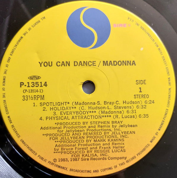 Madonna - You Can Dance (Vinyl, LP, Compilation) Good Plus (G+) / Good Plus (G+)