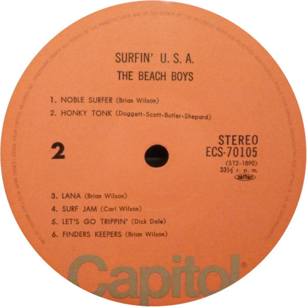 The Beach Boys - Surfin' U.S.A. (Vinyl, LP, Album, Reissue) Near Mint (NM or M-) / Good (G)