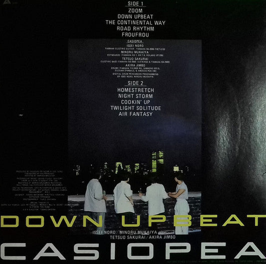 Casiopea - Down Upbeat (Vinyl, LP, Album) Near Mint (NM or M-) / Near Mint (NM or M-)