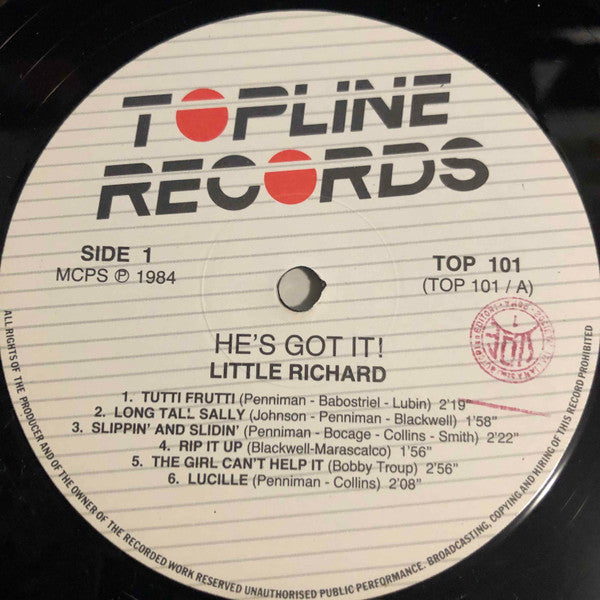Little Richard - He's Got It! (Vinyl, LP, Compilation) Very Good (VG) / Very Good (VG)