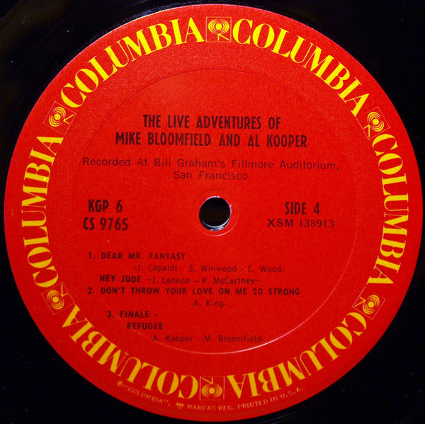 Mike Bloomfield - The Live Adventures Of Mike Bloomfield And Al Kooper (2xVinyl, LP, Album, Reissue, Stereo) Near Mint (NM or M-) / Near Mint (NM or M-)