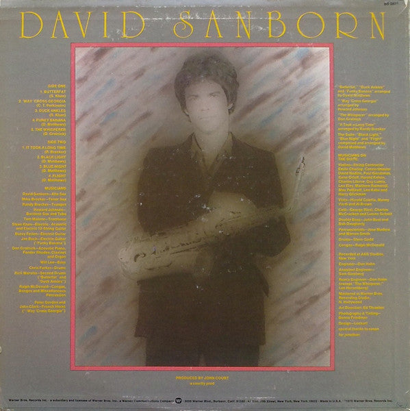 David Sanborn - Taking Off (Vinyl, LP, Album) Good Plus (G+) / Good Plus (G+)