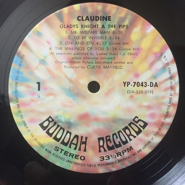 Gladys Knight And The Pips - Claudine (Vinyl, LP, Album) Very Good (VG) / Very Good (VG)