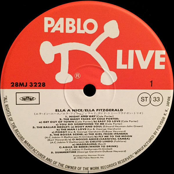 Ella Fitzgerald - Ella A Nice (Vinyl, LP, Album, Reissue, Stereo)
