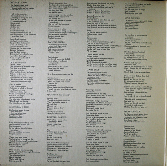 Dan Fogelberg - Nether Lands (Vinyl, LP, Album, Stereo) Very Good (VG) / Very Good Plus (VG+)