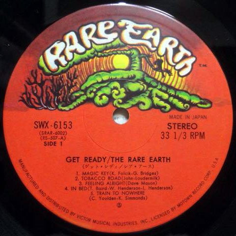 Rare Earth - Get Ready (Vinyl, LP, Album, Reissue) Very Good Plus (VG+) / Very Good Plus (VG+)
