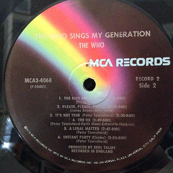 The Who - Magic Bus / My Generation (Vinyl, Vinyl, All Media, LP, Album, LP, Album, Compilation, Deluxe Edition) Very Good (VG) / Very Good (VG)