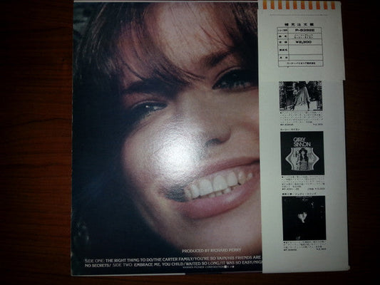 Carly Simon - No Secrets (Vinyl, LP, Album, Repress) Very Good (VG) / Very Good (VG)