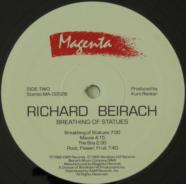 Richard Beirach - Breathing Of Statues (Vinyl, LP, Album) Very Good Plus (VG+) / Very Good (VG)
