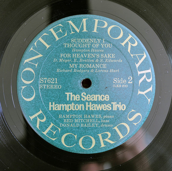 Hampton Hawes Trio - The Seance (Vinyl, LP, Album) Very Good Plus (VG+) / Very Good Plus (VG+)