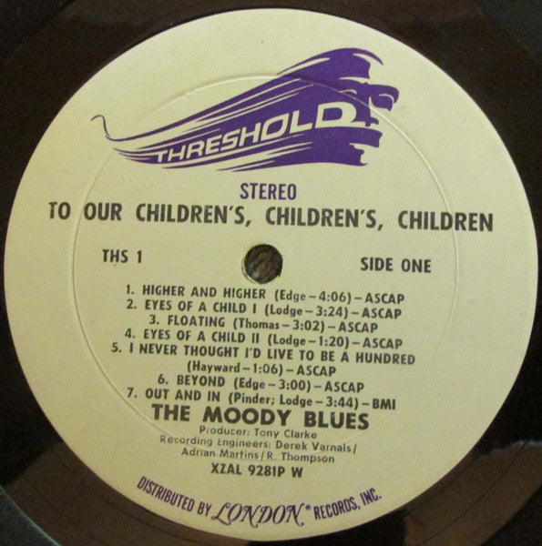 The Moody Blues - To Our Children's Children's Children (Vinyl, LP, Album, Repress) Very Good Plus (VG+) / Very Good (VG)