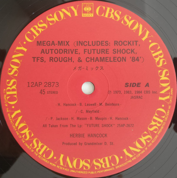 Herbie Hancock - Mega-Mix (Vinyl, 12", Maxi-Single)