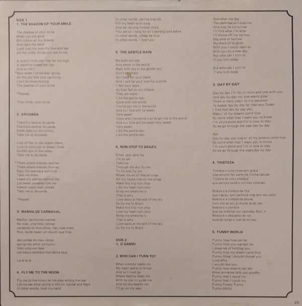 Astrud Gilberto - The Shadow Of Your Smile (Vinyl, LP, Album, Reissue, Stereo) Very Good Plus (VG+) / Very Good Plus (VG+)