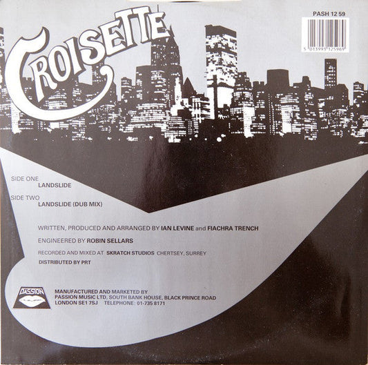 Croisette - Landslide (Vinyl, 12", 45 RPM) Very Good (VG) / Very Good (VG)