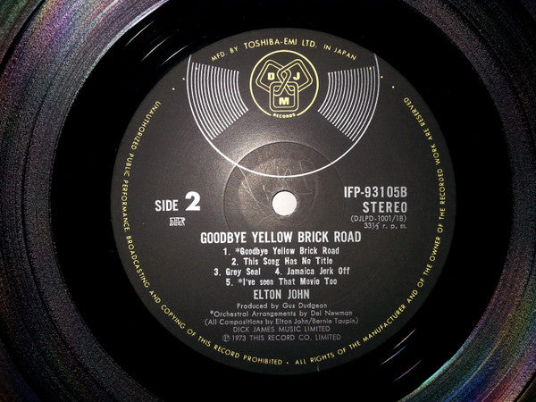 Elton John - Goodbye Yellow Brick Road (Vinyl, LP, Album)