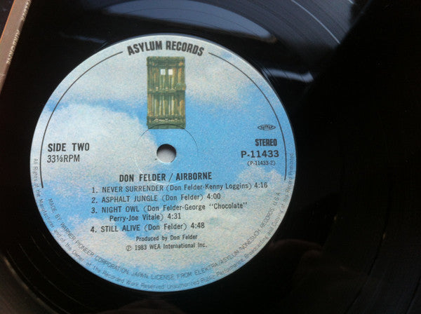 Don Felder - Airborne (Vinyl, LP, Album)