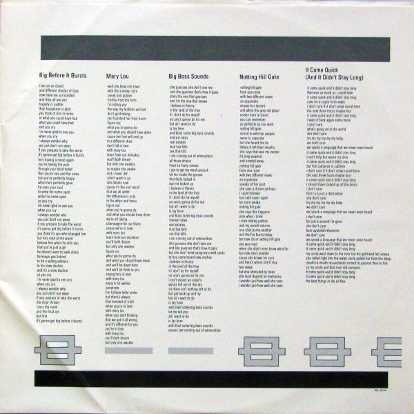 Reckless Sleepers - Big Boss Sounds (Vinyl, LP, Album) Very Good (VG) / Very Good (VG)