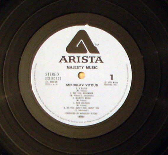 Miroslav Vitous - Majesty Music (Vinyl, LP, Album) Near Mint (NM or M-) / Good (G)