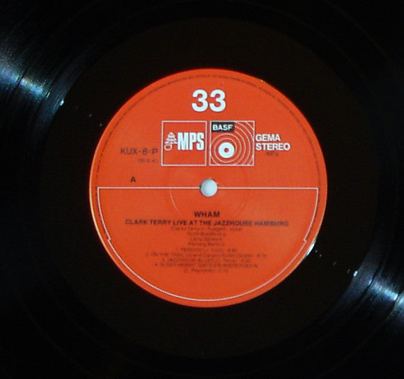 Clark Terry - Wham / Live At The Jazzhouse (Vinyl, LP) Good Plus (G+) / Very Good Plus (VG+)