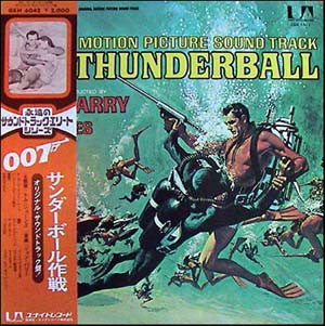 John Barry - 007 サンダーボール作戦 = Thunderball (Original Motion Picture Soundtrack) (Vinyl, LP, Album) Very Good Plus (VG+) / Very Good (VG)