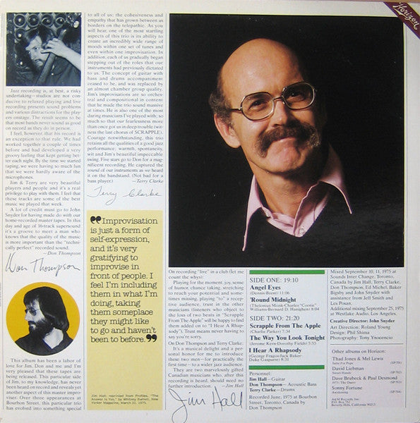 Jim Hall - Jim Hall Live! (Vinyl, LP, Album, Stereo) Very Good (VG) / Very Good (VG)