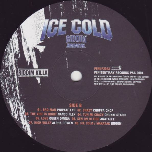 Various - Ice Cold Riddim Makatak (Vinyl, LP, Compilation) Very Good Plus (VG+) / Very Good Plus (VG+)