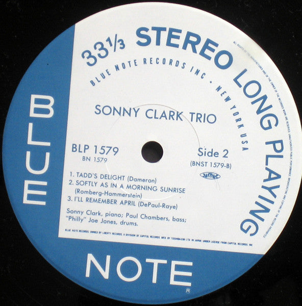Sonny Clark Trio - Sonny Clark Trio (Vinyl, LP, Album, Stereo, Reis...