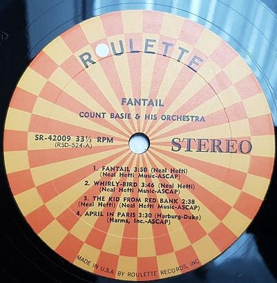 Count Basie - Fantail (Vinyl, LP) Good Plus (G+) / Good Plus (G+)