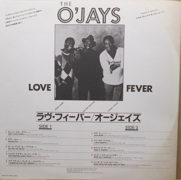 The O'Jays - Love Fever (Vinyl, LP, Album, Promo) Good Plus (G+) / Good Plus (G+)