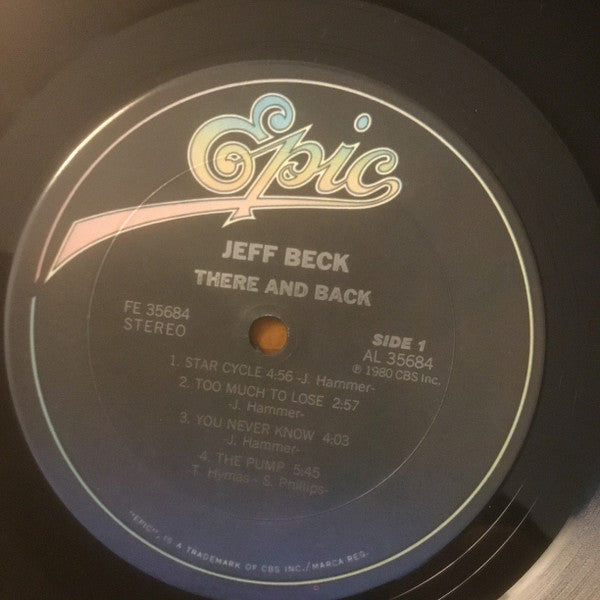 Jeff Beck - There & Back (Vinyl, LP, Album) Near Mint (NM or M-) / Very Good Plus (VG+)