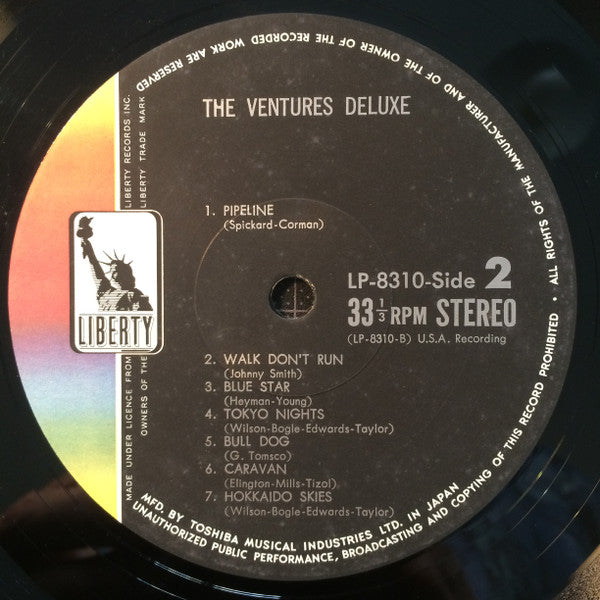 The Ventures - Deluxe (Vinyl, LP, Compilation, Stereo) Very Good Plus (VG+) / Very Good Plus (VG+)
