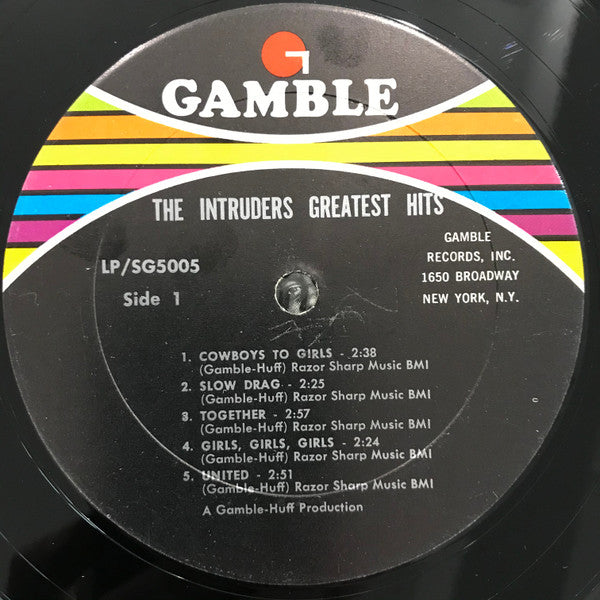 The Intruders - Greatest Hits (Vinyl, LP, Compilation) Very Good (VG) / Good Plus (G+)