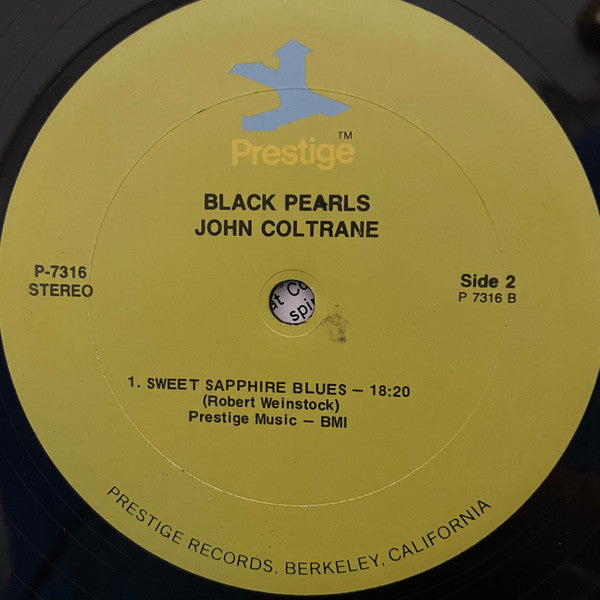 John Coltrane - Black Pearls (Vinyl, LP, Album, Reissue, Stereo) Very Good Plus (VG+) / Very Good (VG)
